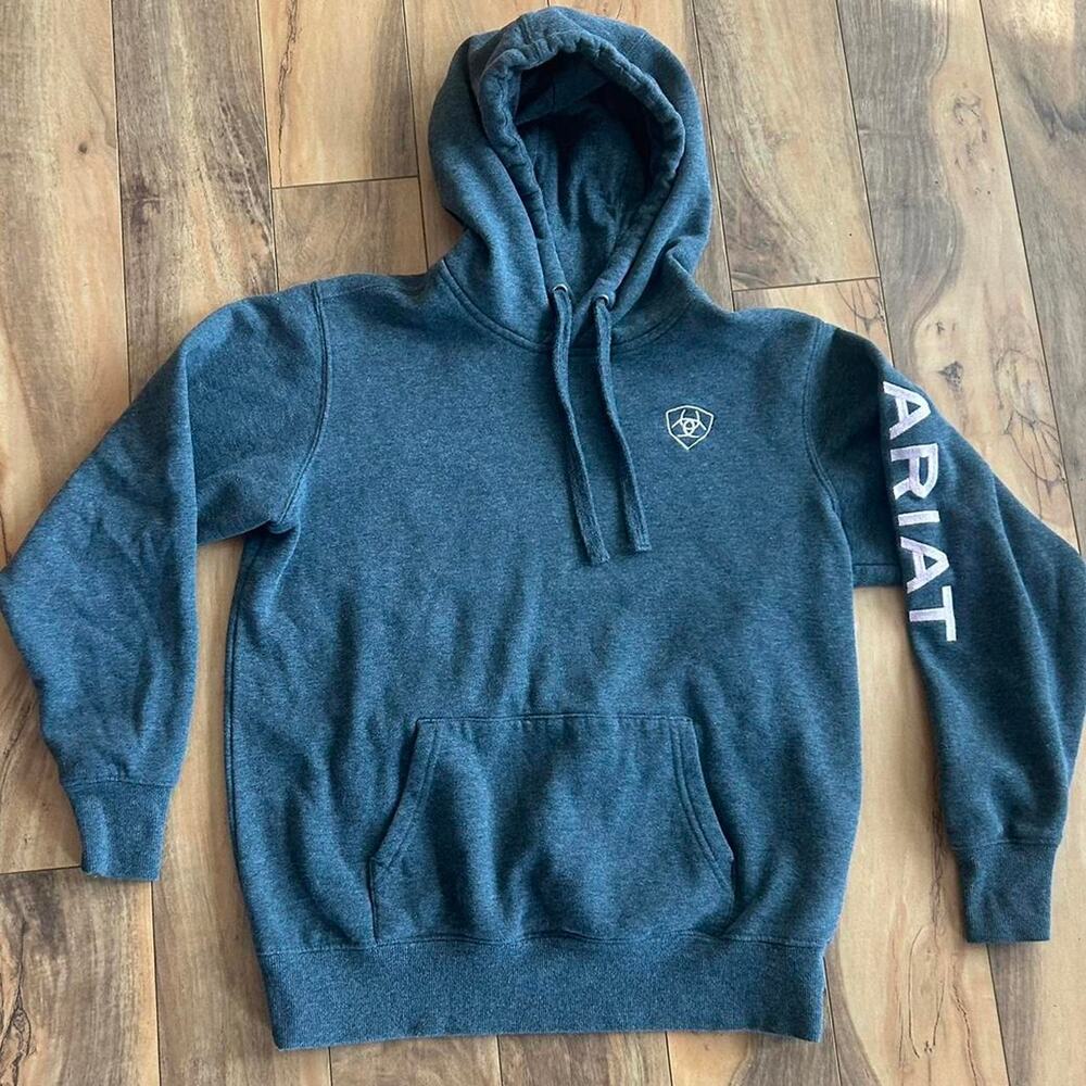 Ariat pink gray hoodie